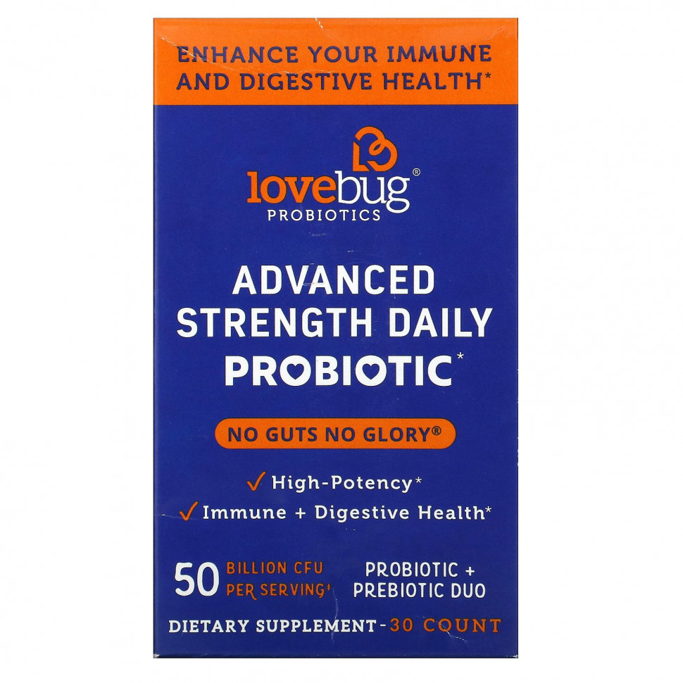  LoveBug Probiotics, Advanced Strength,    , 50  , 30     -     , -, 