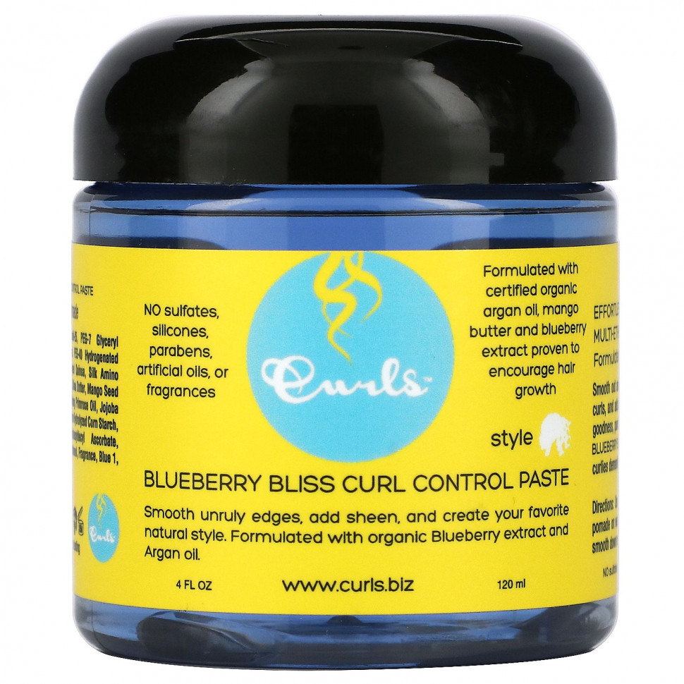  Curls, Curl Control Paste, Blueberry Bliss, 120  (4 . )    -     , -, 