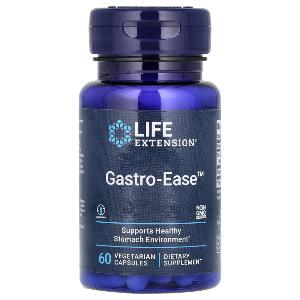 ������ ������ Life Extension, Gastro-Ease, 60 �������������� ������  IHerb (������) ����