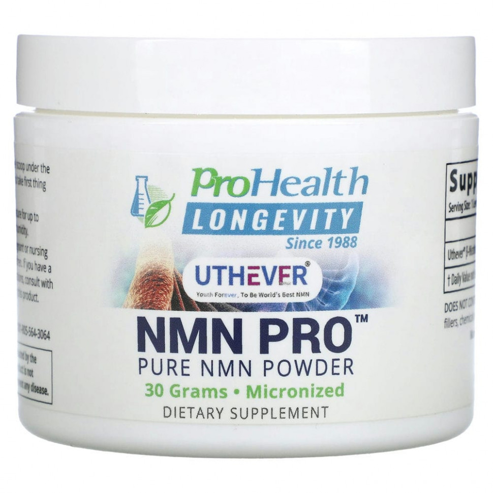  ProHealth Longevity, NMN Pro,   NMN, 30     -     , -, 