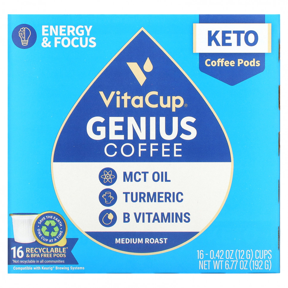  VitaCup, Genius Coffee,  , 16   12  (0,42 )    -     , -, 