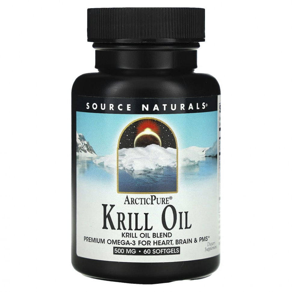  Source Naturals, ArcticPure,  , 500 , 60      -     , -, 