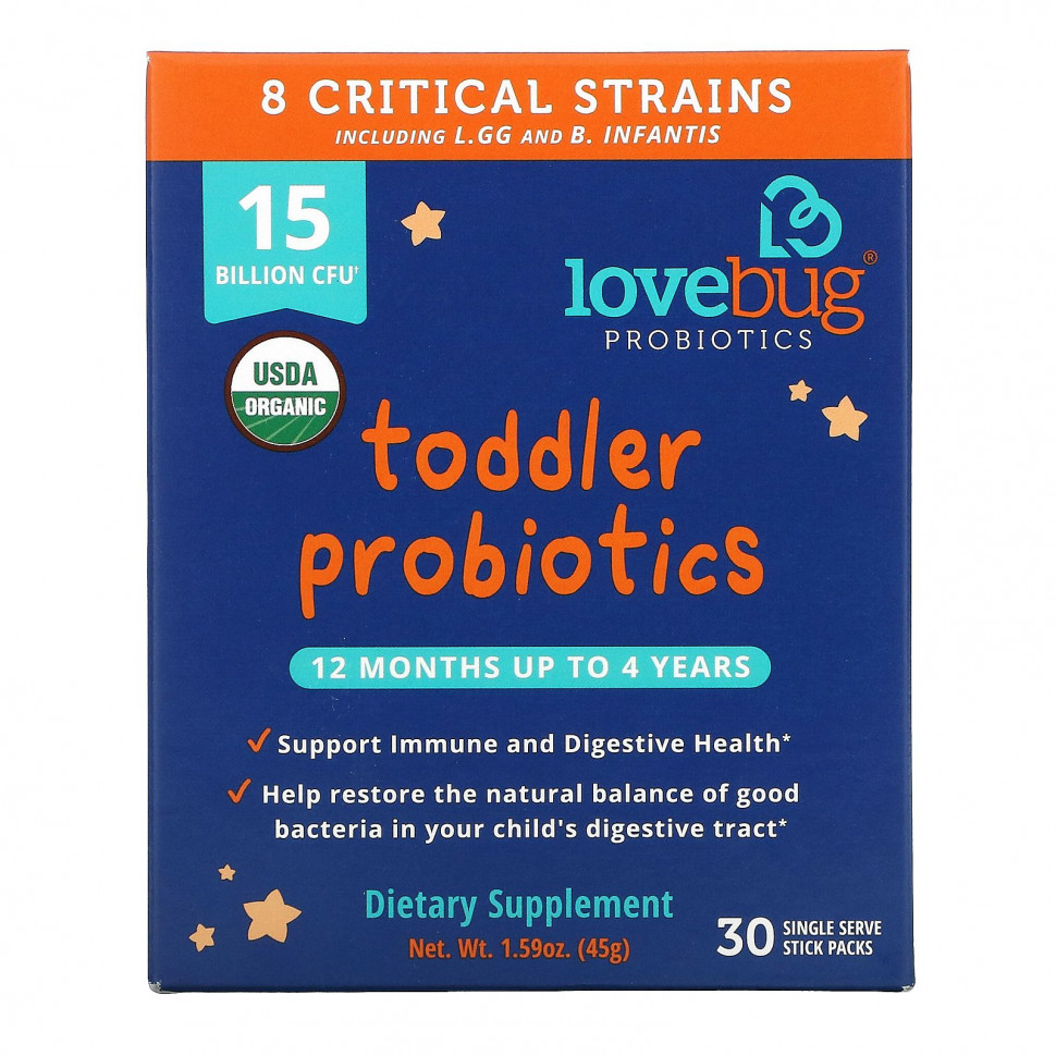  LoveBug Probiotics,       12   4 , 15  , 30        -     , -, 