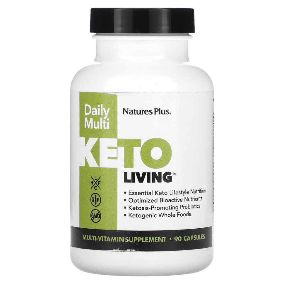 ������ ������ NaturesPlus, KetoLiving, ���������� ������, 90 ������  IHerb (������) ����
