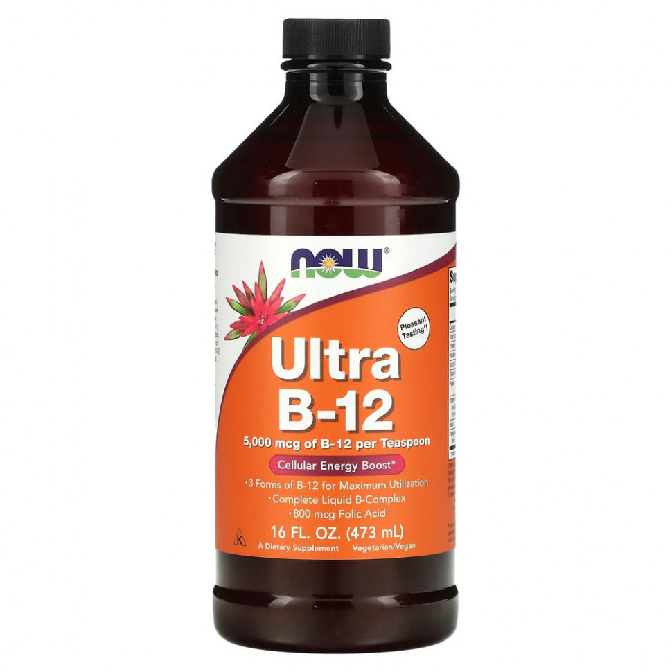 ������ ������ NOW Foods, Ultra B-12, 16 ������ ����� (473 ��)  IHerb (������) ����