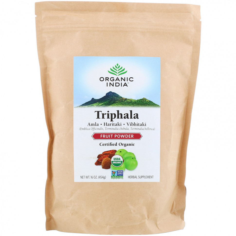  Organic India, Triphala,  , 454  (16 )    -     , -, 