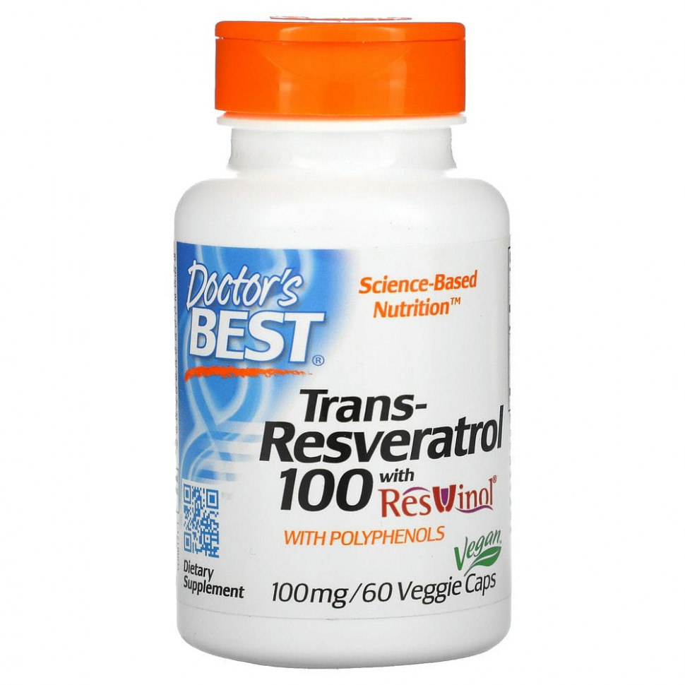  Doctor's Best, - 100  ResVinol, 100 , 60      -     , -, 