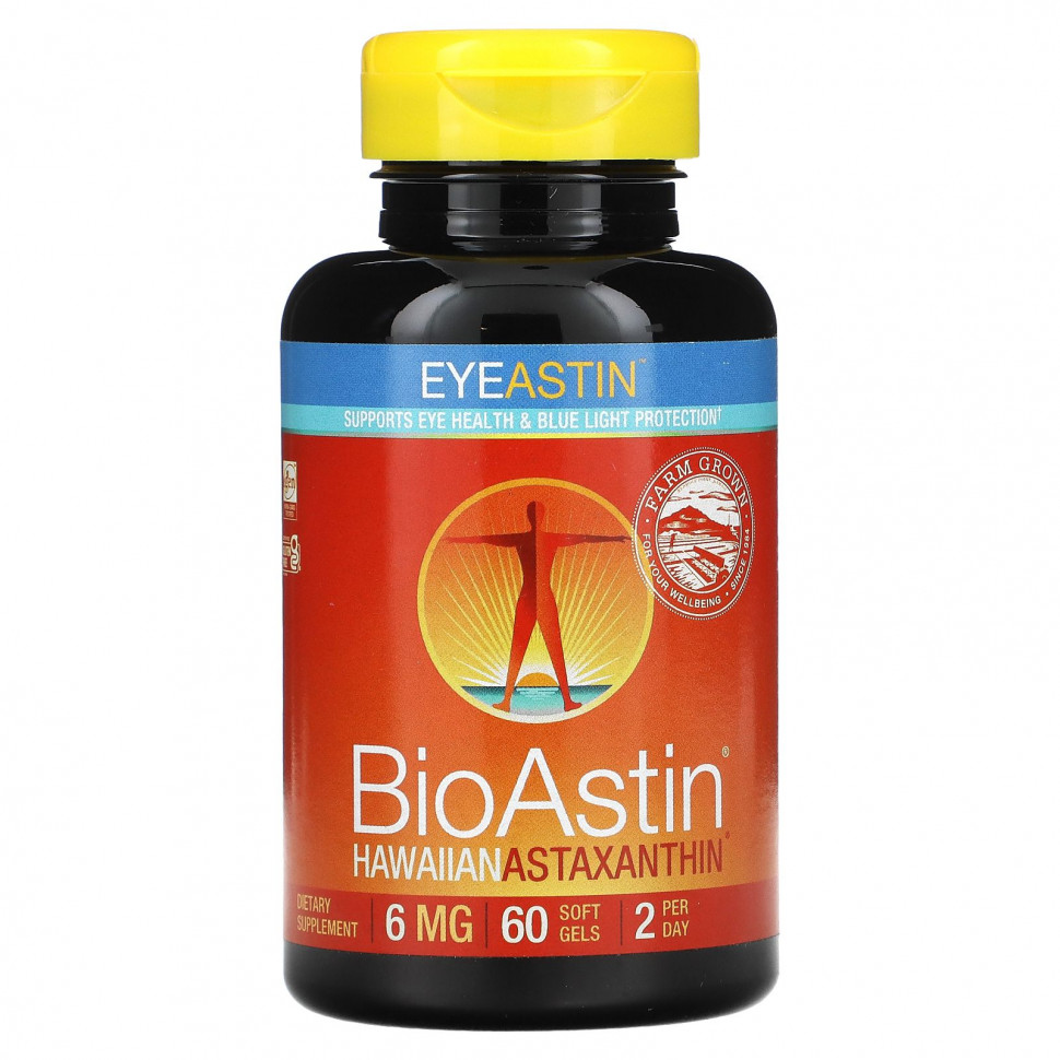  Nutrex Hawaii, BioAstin, EyeAstin,  , 6 , 60      -     , -, 