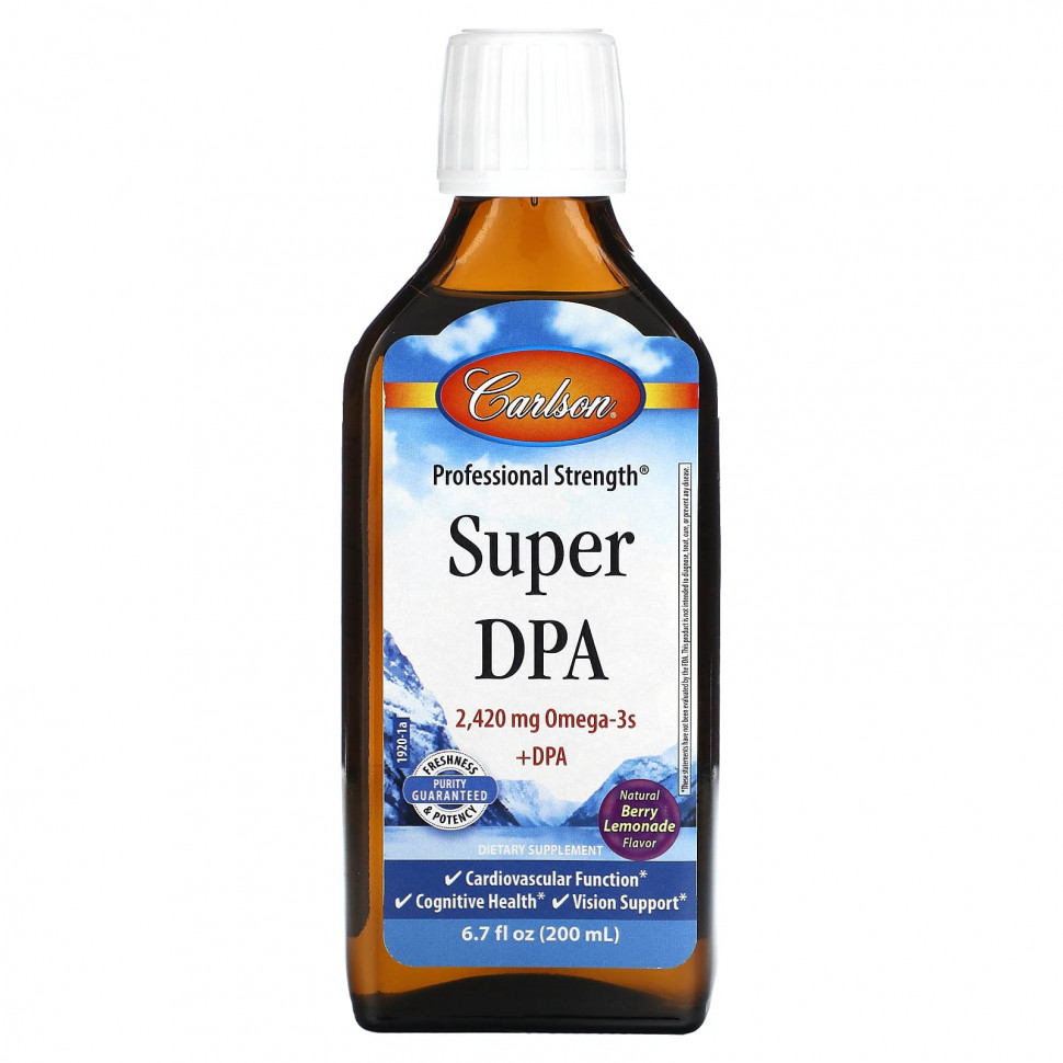 ������ ������ Carlson, Super DPA, ������� �������, 200 �� (6,7 ����. �����)  IHerb (������) ����