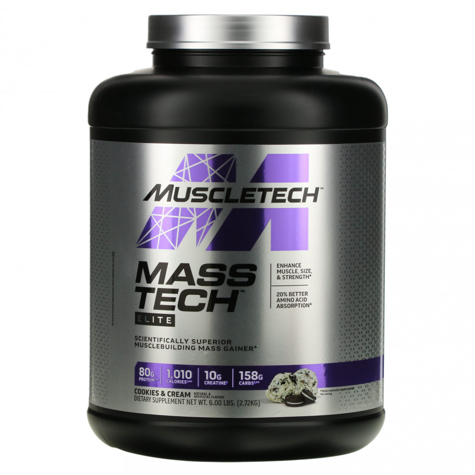 ������ ������ MuscleTech, Mass Tech Elite, ������� � ������, 2,72 �� (6 ������)  IHerb (������) ����