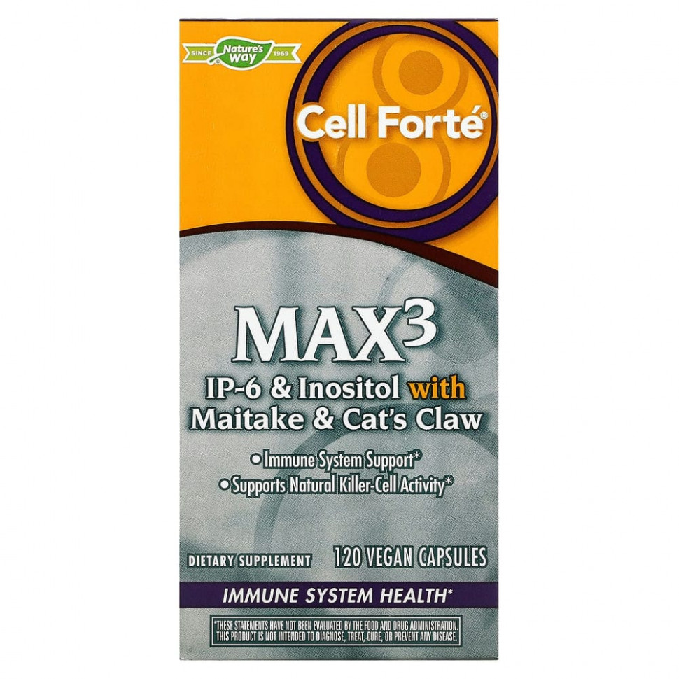 ������ ������ Nature's Way, Cell Fort? MAX3, 120 ��������� ������  IHerb (������) ����