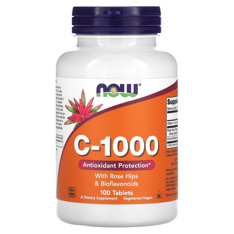  NOW Foods, C-1000,    , 100     -     , -, 