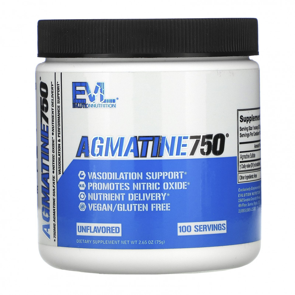  EVLution Nutrition, Agmatine750,  , 75  (2,65 )    -     , -, 