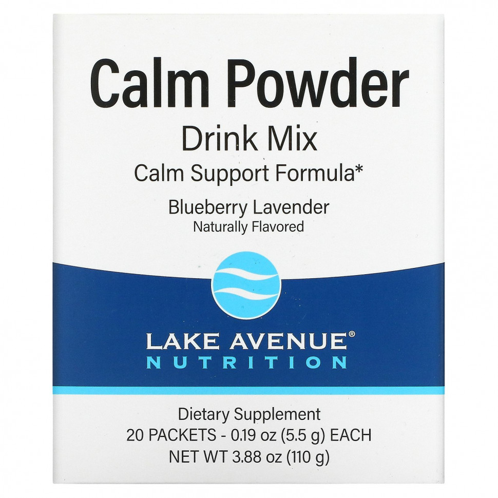  Lake Avenue Nutrition, Calm,     ,   , 20   5,5  (0,19 )    -     , -, 