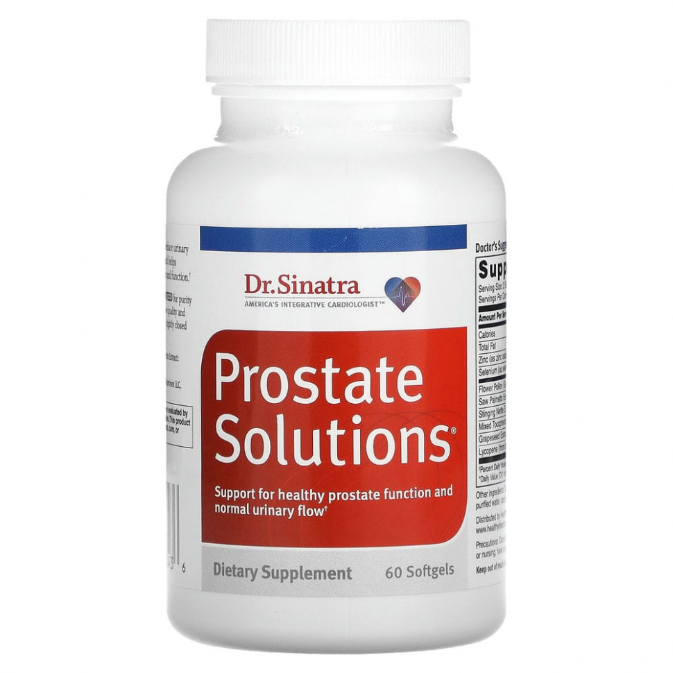  Dr. Sinatra, Prostate Solutions, 60      -     , -, 