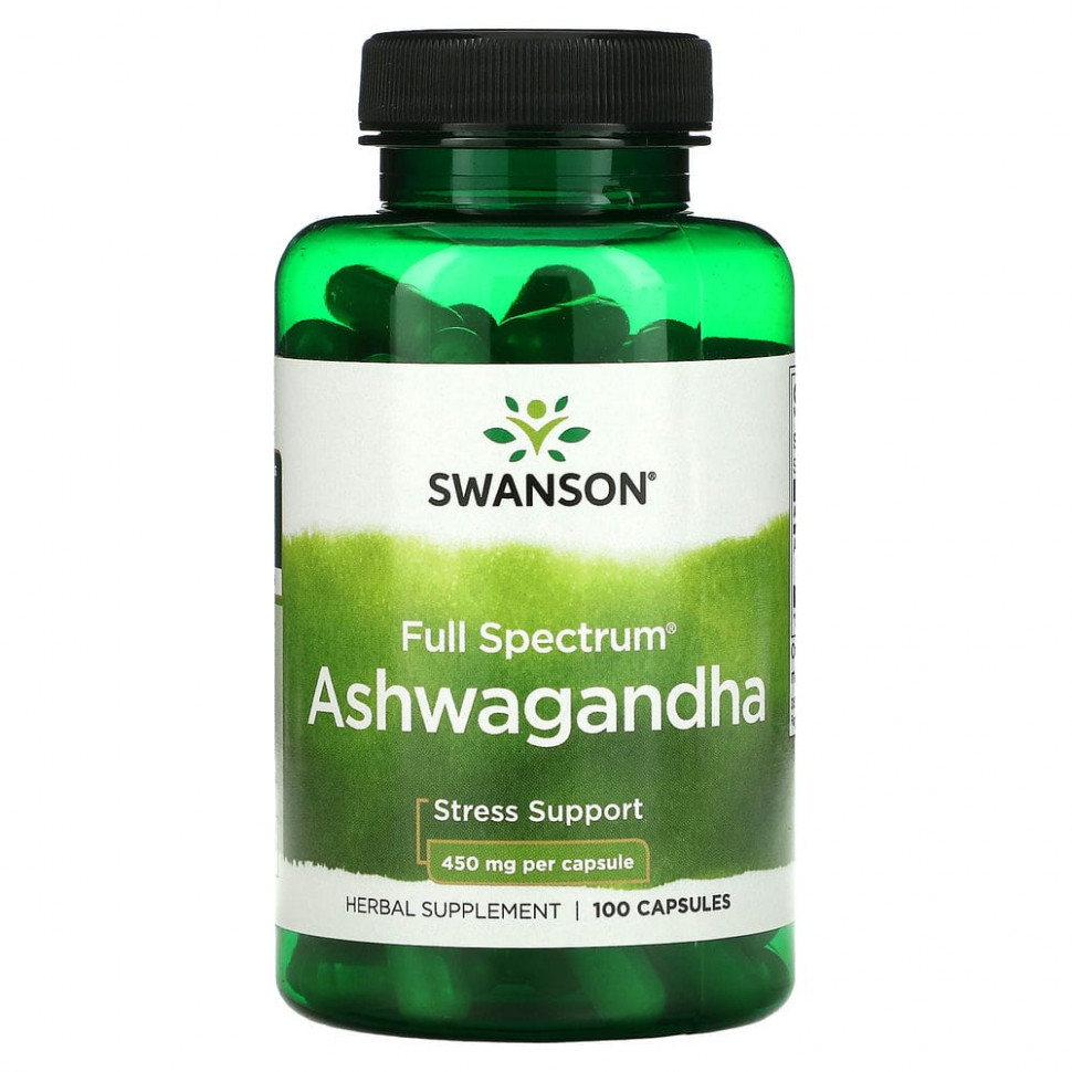 ������ ������ Swanson, ���������, 450 ��, 100 ������  IHerb (������) ����
