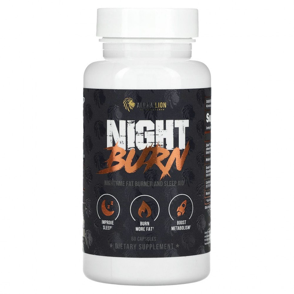 ������ ������ ALPHA LION, Night Burn, 60 ������  IHerb (������) ����