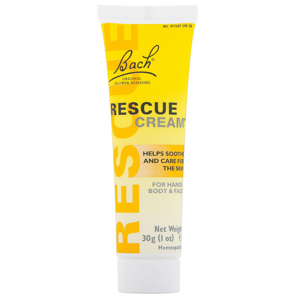 ������ ������ Bach, ������������ ��������� ��������, Rescue Cream, 30 � (1 �����)  IHerb (������) ����