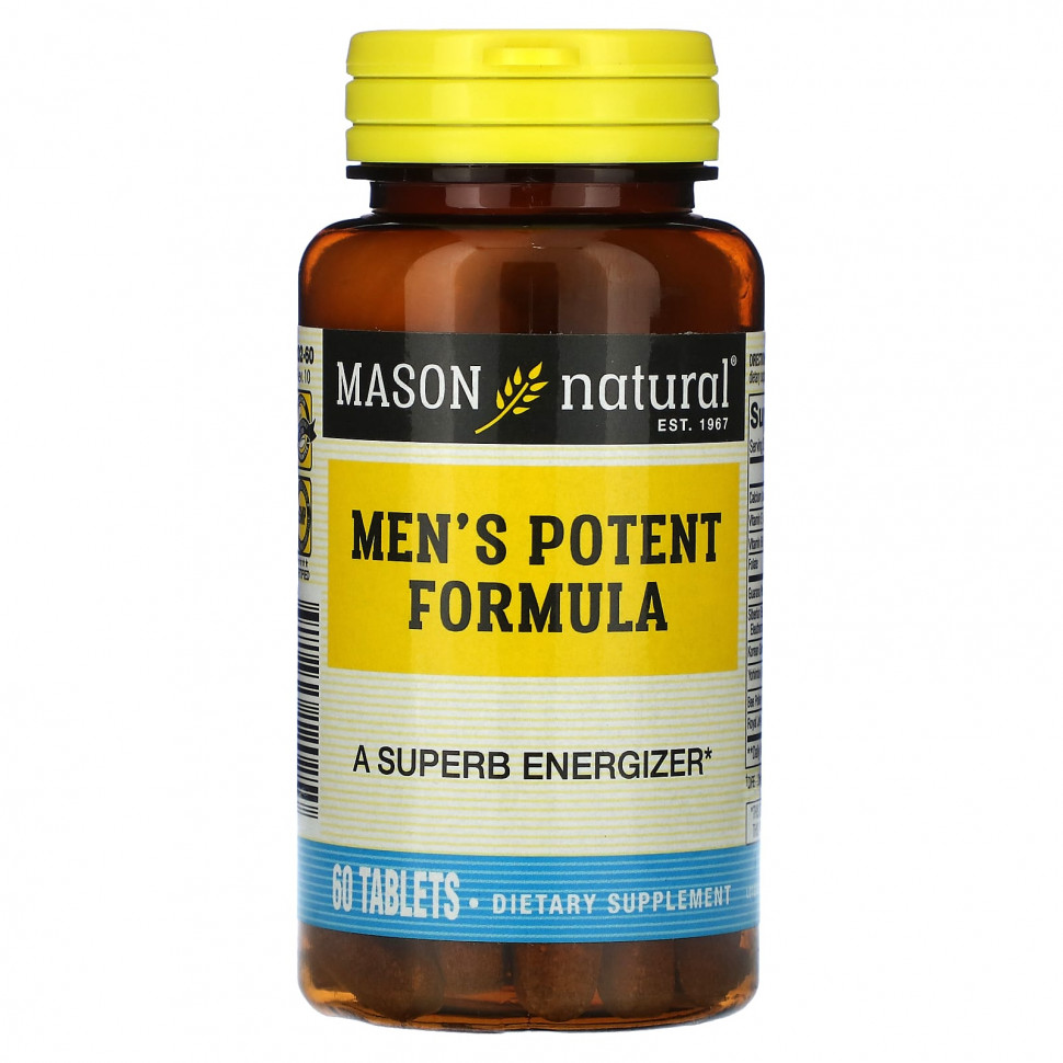  Mason Natural, Men's Potent Formula, 60     -     , -, 