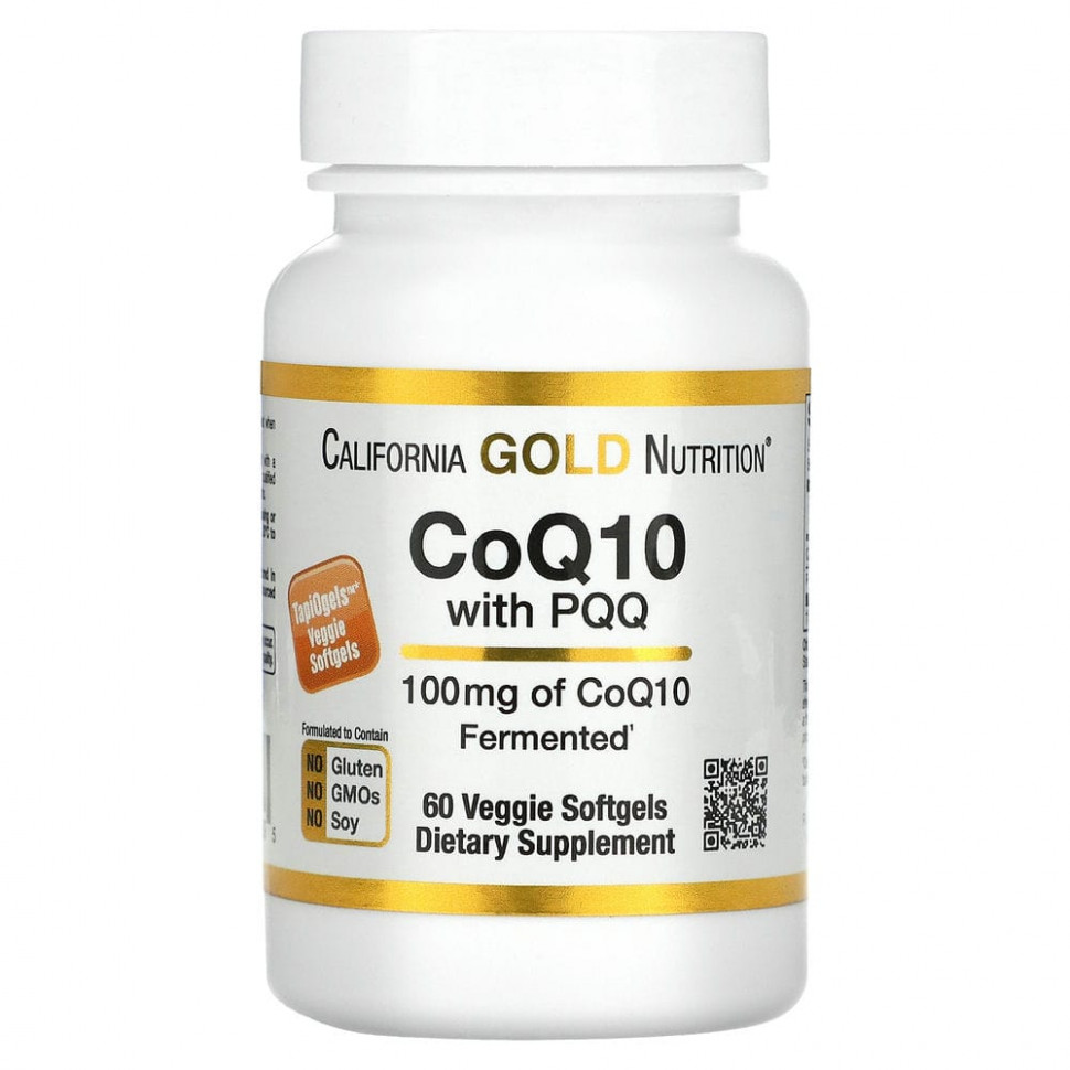  California Gold Nutrition,  Q10   (PQQ), 100 , 60      -     , -, 