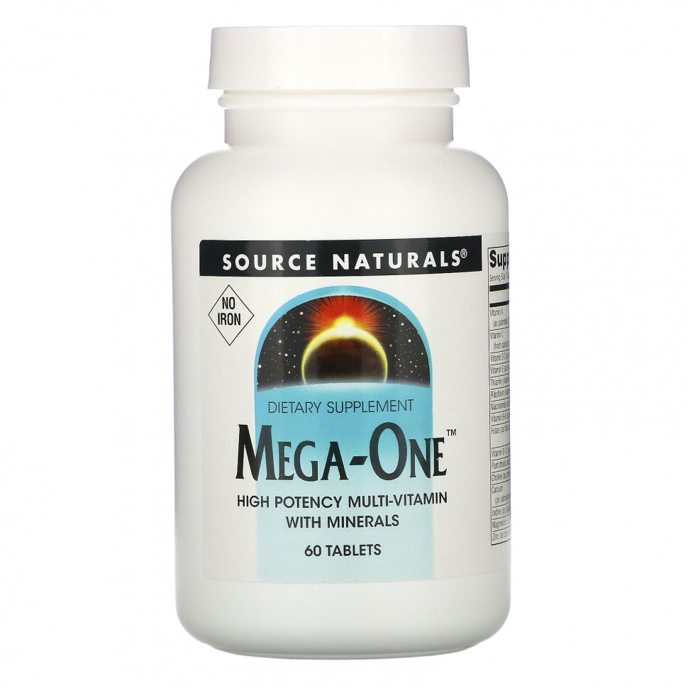  Source Naturals,  Mega-One  , 60     -     , -, 