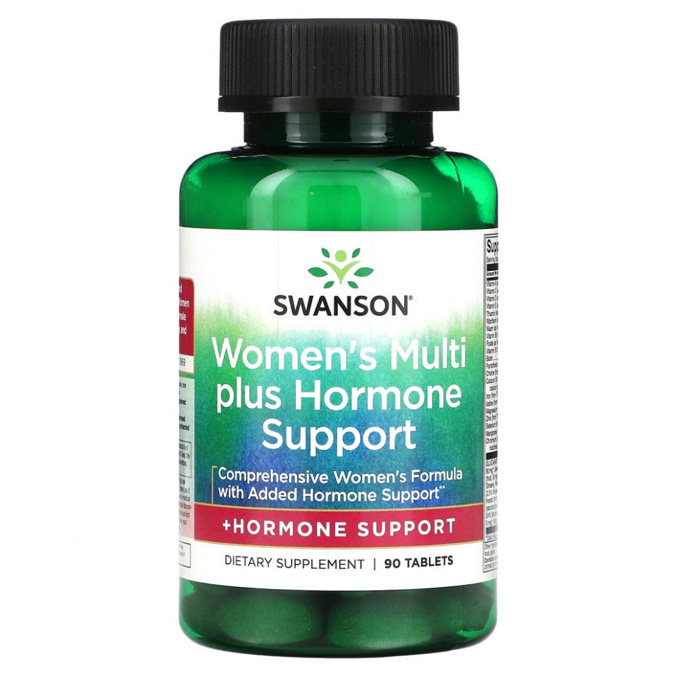  Swanson, Multi Plus Hormone Support  , 90     -     , -, 