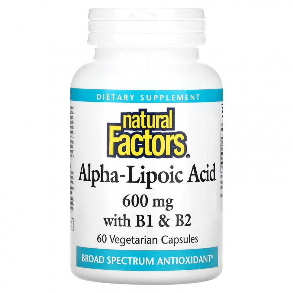  Natural Factors, -    B1  B2, 600 , 60      -     , -, 