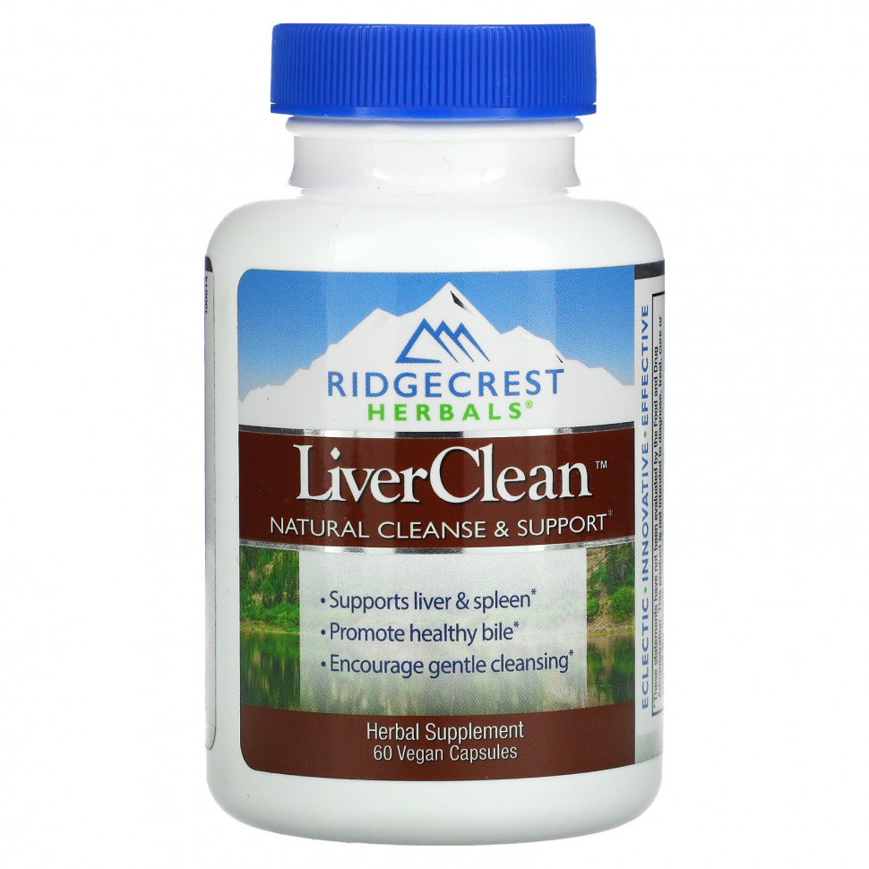  RidgeCrest Herbals, LiverClean,   , 60      -     , -, 