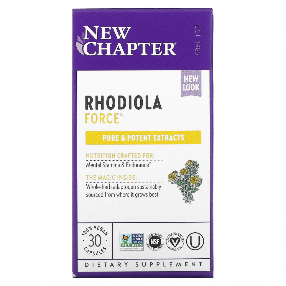 ������ ������ New Chapter, Rhodiola Force, �������, 30 ��������� ������  IHerb (������) ����
