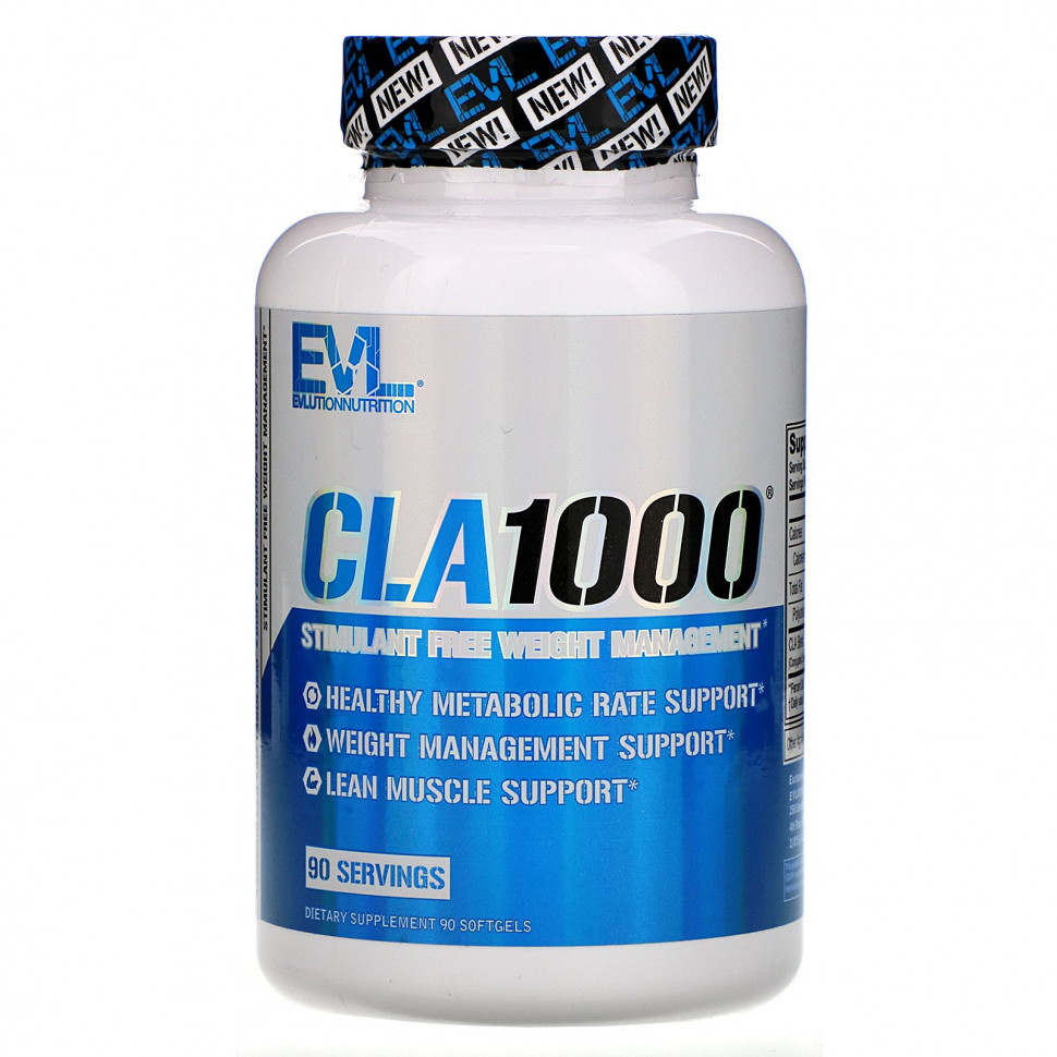  EVLution Nutrition, CLA1000,      , 90     -     , -, 