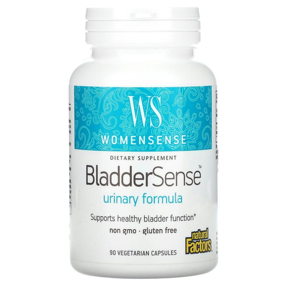  Natural Factors, Womensense, BladderSense, 90      -     , -, 