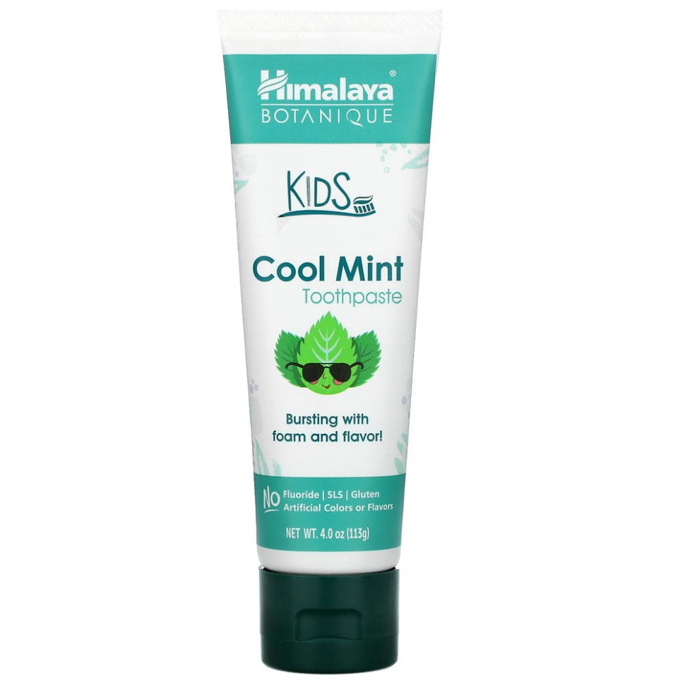 ������ ������ Himalaya, Botanique, Kids Toothpaste, Cool Mint, 4.0 oz (113 ml)  IHerb (������) ����