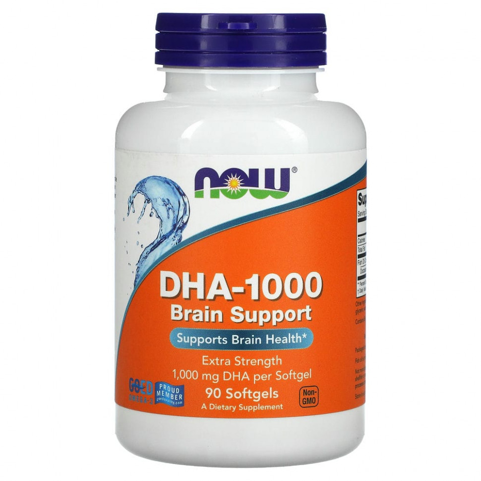  NOW Foods, DHA-1000    ,    , 1000 , 90      -     , -, 