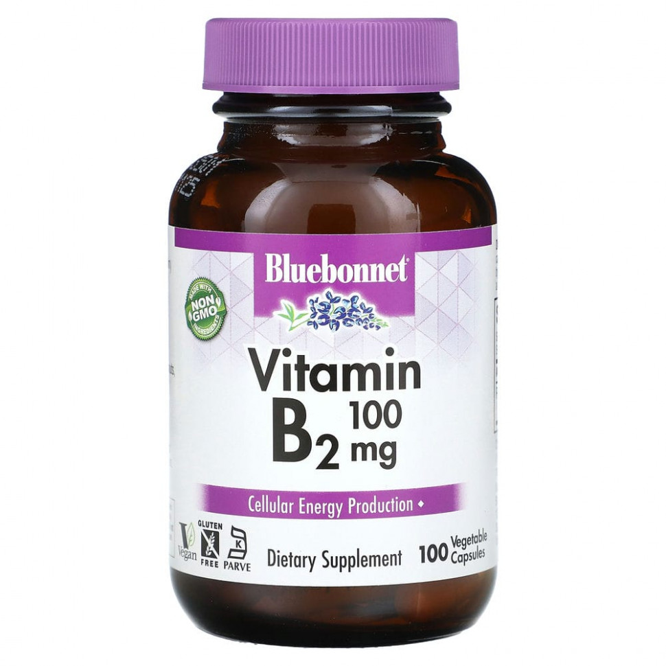  Bluebonnet Nutrition,  B2, 100 , 100      -     , -, 