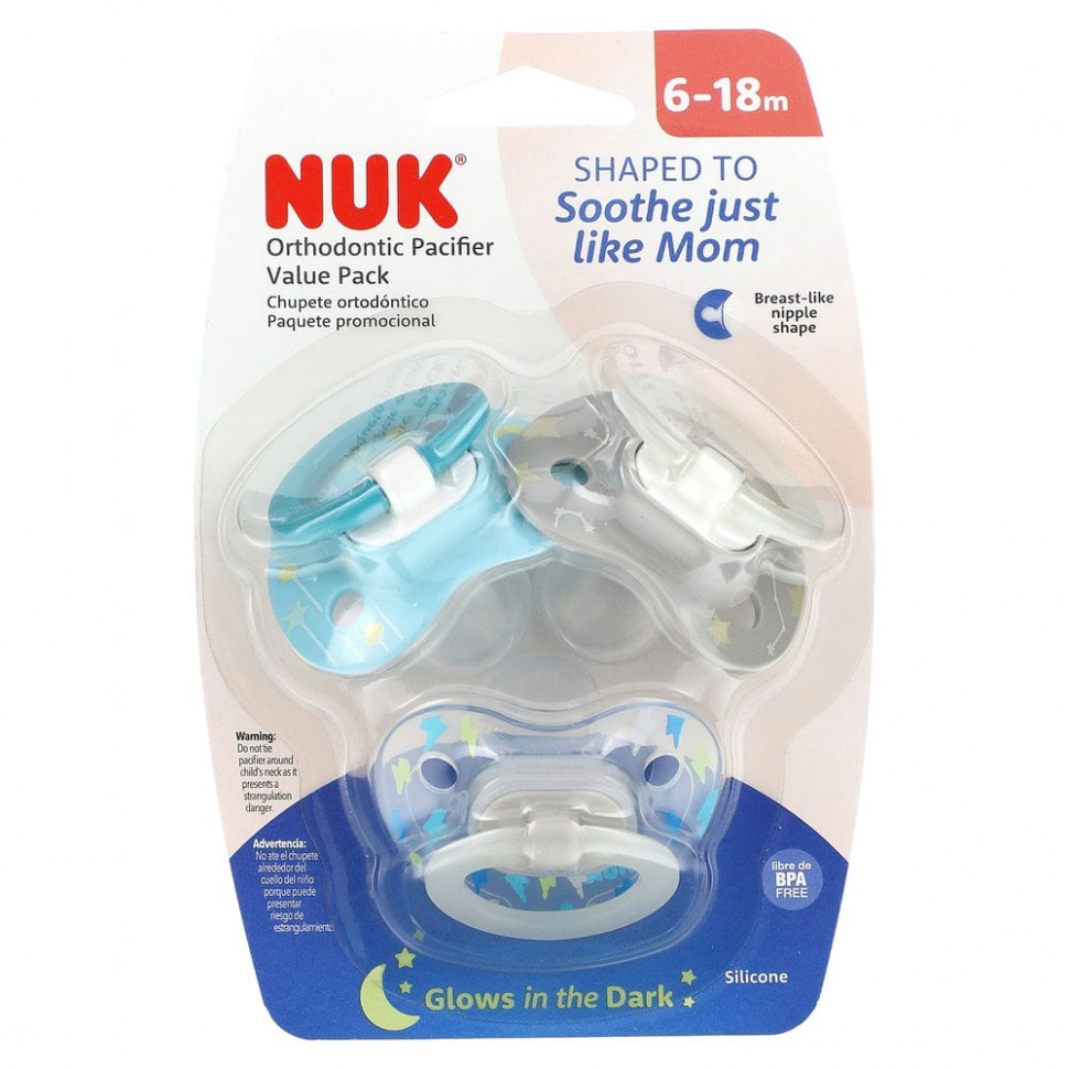  NUK,   Glow in the Dark,   618 ,     ,   3     -     , -, 