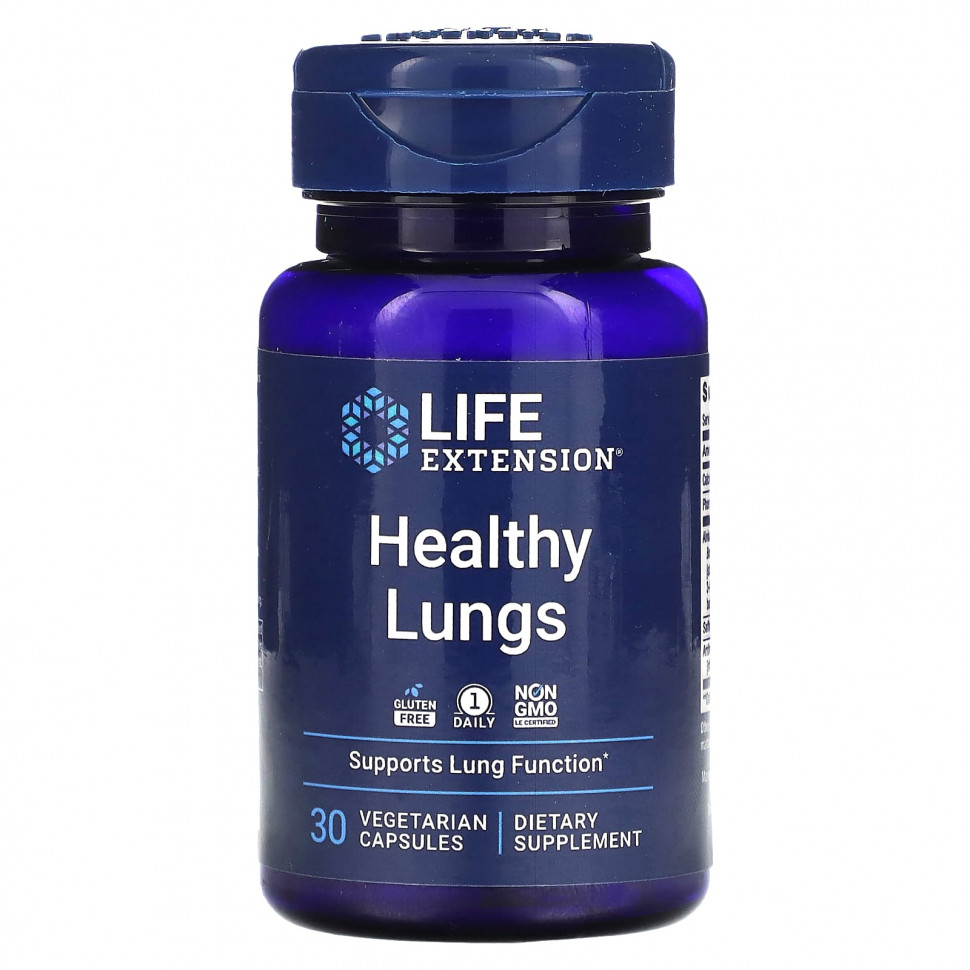 ������ ������ Life Extension, Healthy Lungs, 30 �������������� ������  IHerb (������) ����
