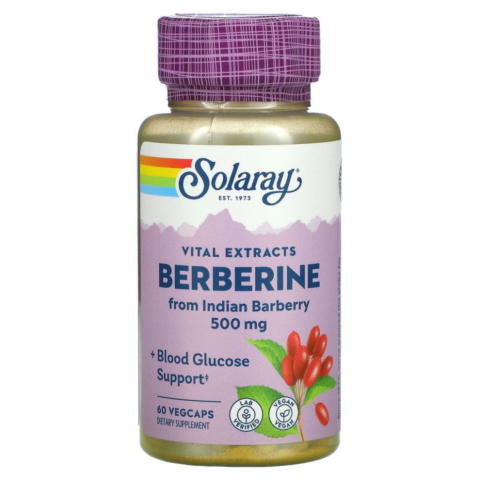 ������ ������ Solaray, Berberine, 500mg, 60 VegCaps  IHerb (������) ����