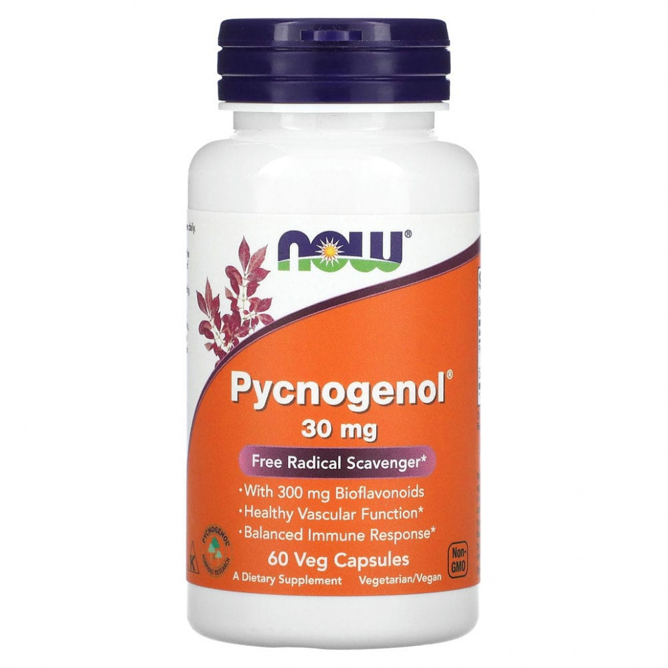  NOW Foods, Pycnogenol, 30 , 60      -     , -, 