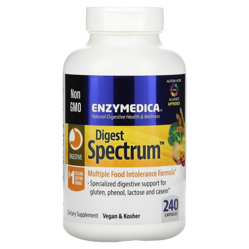  Enzymedica, Digest Spectrum, 240     -     , -, 