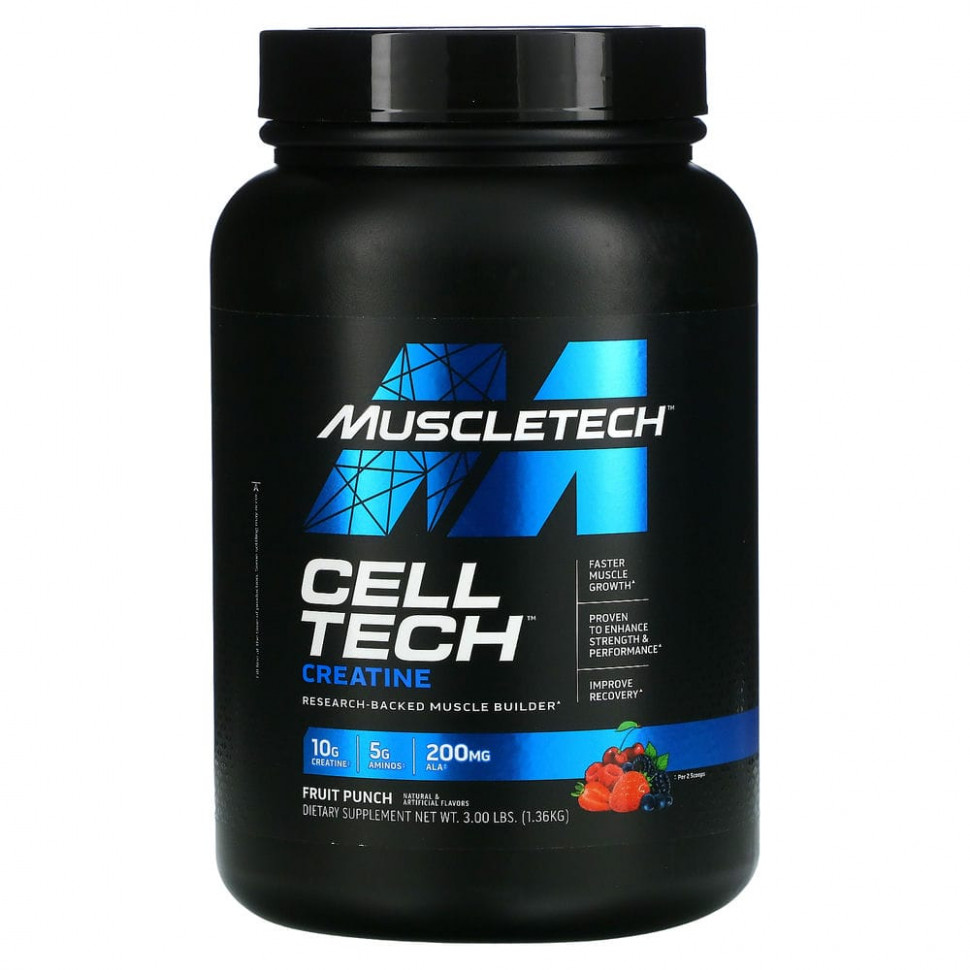 ������ ������ Muscletech, Performance Series, CELL-TECH Creatine, ��������� ����, 1,36 �� (3 �����)  IHerb (������) ����
