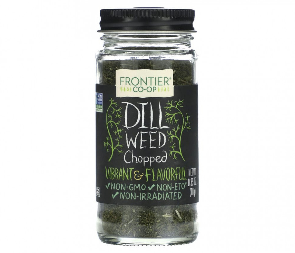  Frontier Co-op, Dill Weed, Chopped, 0.35 oz (10 g)    -     , -, 