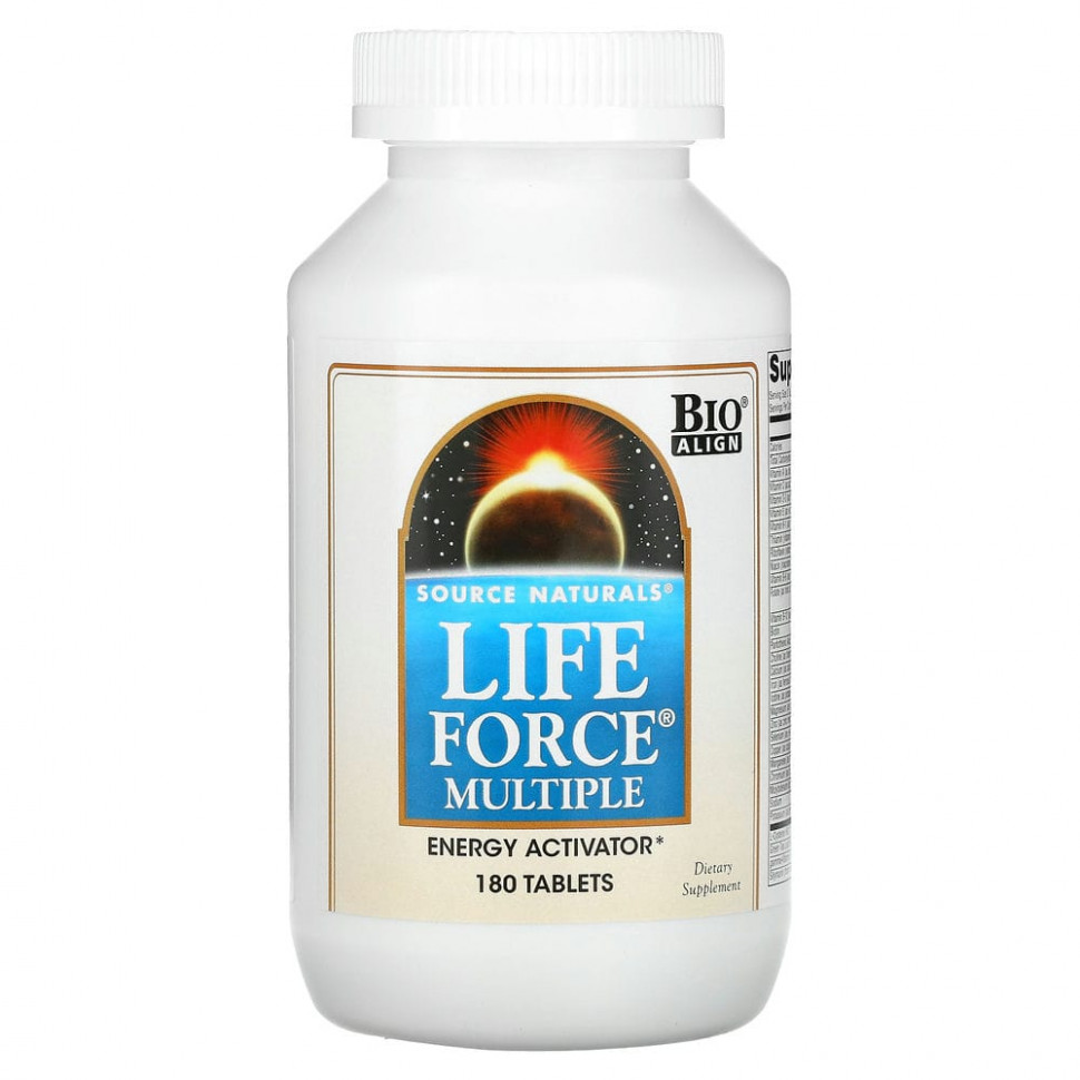  Source Naturals, Life Force Multiple, , 180     -     , -, 