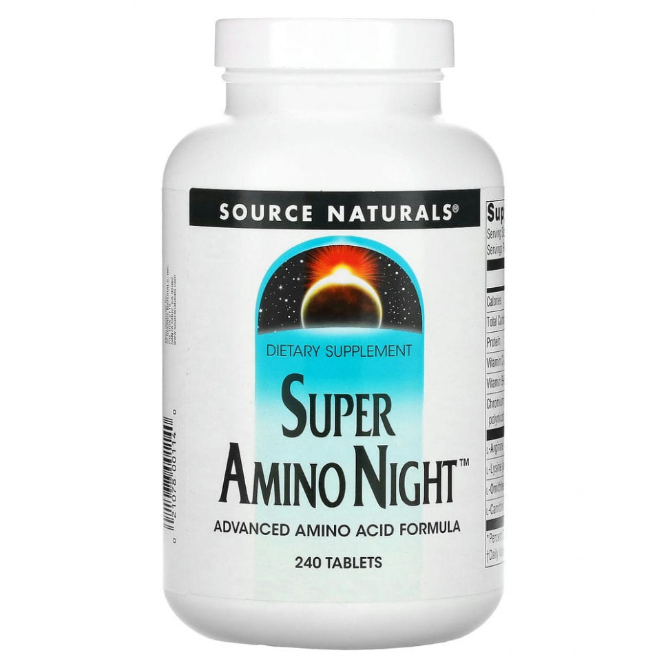 ������ ������ Source Naturals, Super Amino Night, 240 ��������  IHerb (������) ����