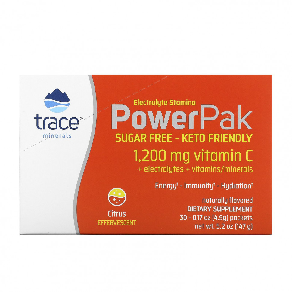  Trace Minerals , Electrolyte Stamina PowerPak,  , , 30   4,9  (0,17 )    -     , -, 