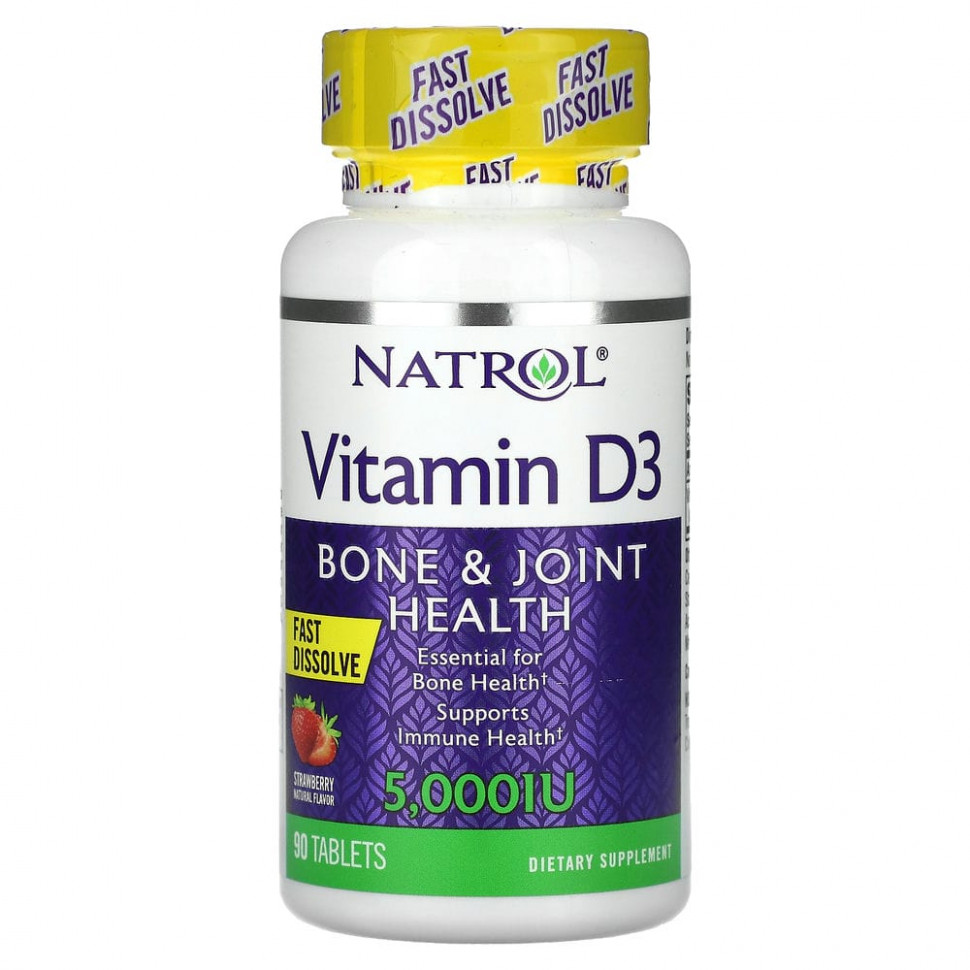  Natrol,  D3,    , , 5000 , 90     -     , -, 