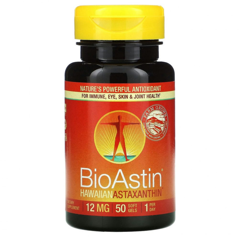 ������ ������ Nutrex Hawaii, BioAstin, ��������� �����������, 12 ��, 50 ������ ��������  IHerb (������) ����