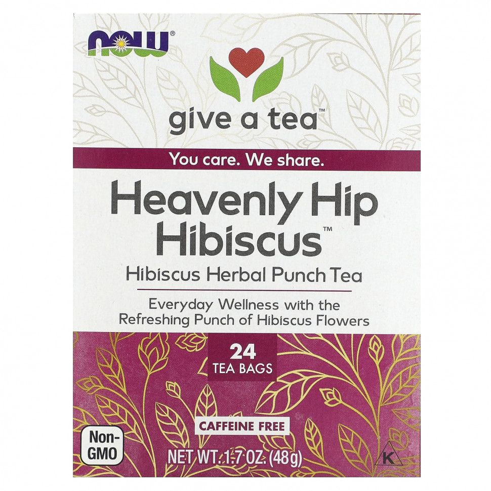  NOW Foods, Heavenly Hip Hibiscus,    ,  , 24  , 48  (1,7 )    -     , -, 