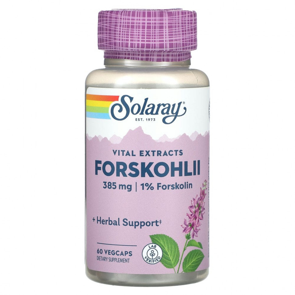  Solaray, Vital Extracts, Forskohlii, 385 , 60      -     , -, 