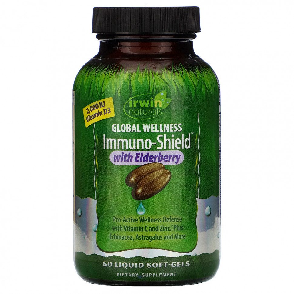  Irwin Naturals, Global Wellness Immuno-Shield  , 60         -     , -, 