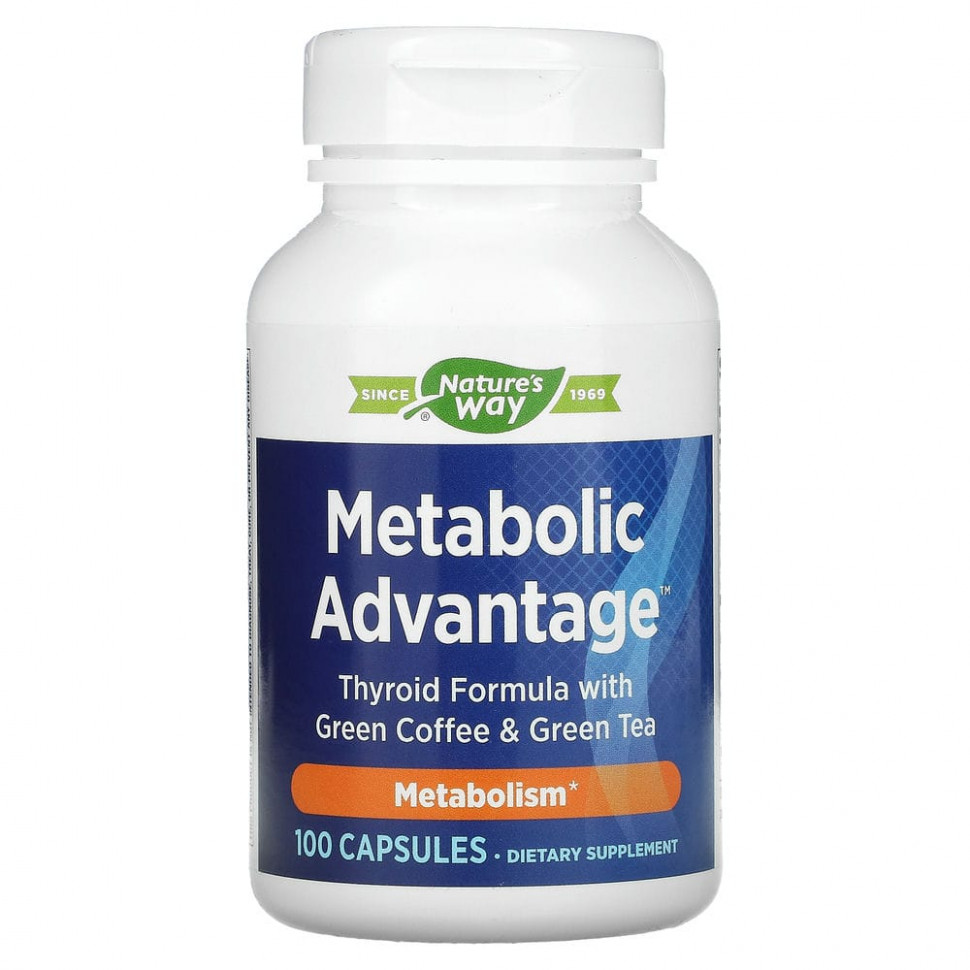 ������ ������ Enzymatic Therapy, Metabolic Advantage, ����������, 100 ������  IHerb (������) ����